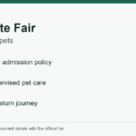 Iowa fair trip planning: check admission rules, book supervised pet care, and plan the return journey