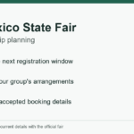School Days planning: check registration, confirm group arrangements, and save the accepted booking details