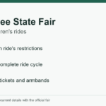 Children's ride selection: read restrictions, watch a full ride cycle, and compare tickets with armbands